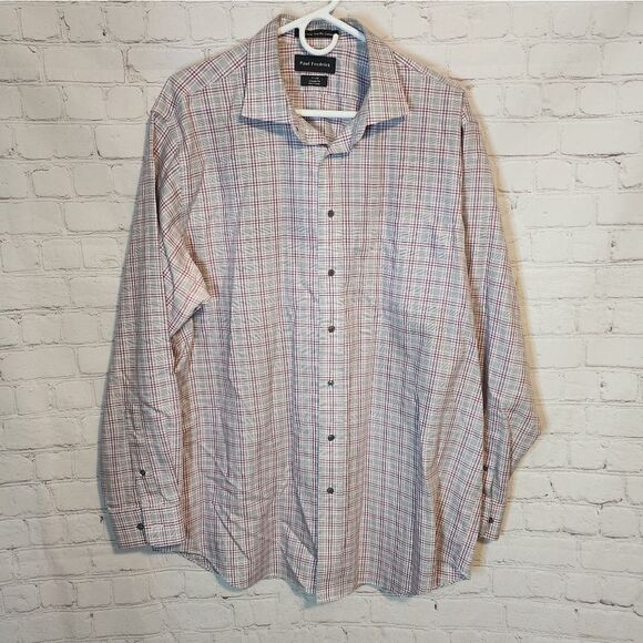 Men's Paul Frederick "Classic Fit" longsleeve button-down shirt, size XL - Picture 1 of 4